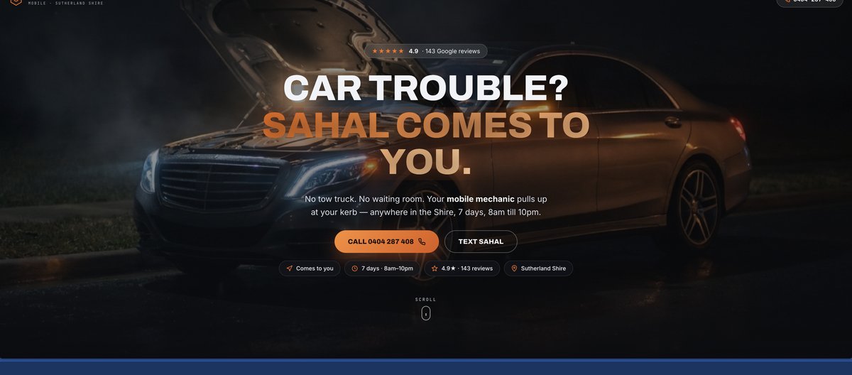 Miranda Mechanic website